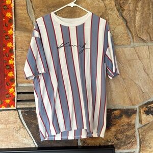 Shein size medium fun striped t-shirt